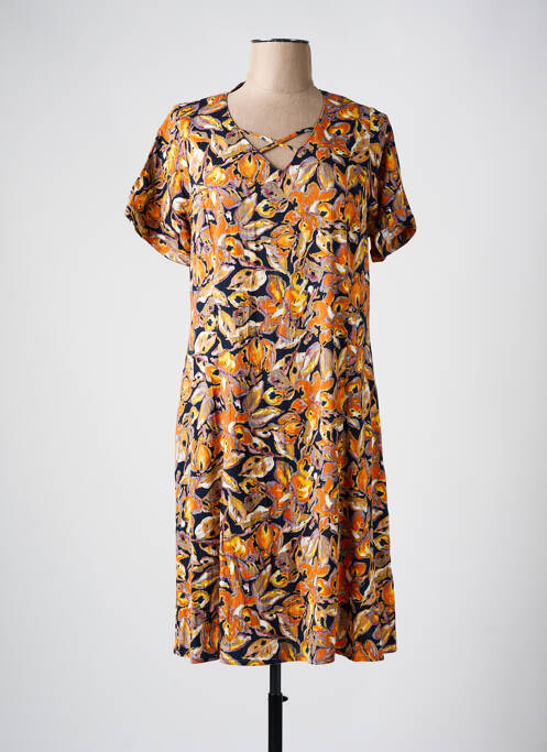 Rochie midi portocaliu FRANCE RIVOIRE femeie