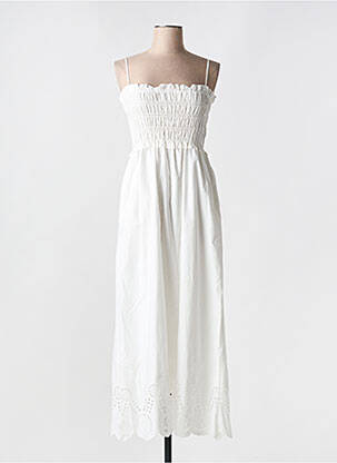 Rochie lungă fără mâneci fără mâneci bej GRACE & MILA femeie
