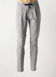 Pantalon slim elasticitate mărime normală gri TRENDY bărbat