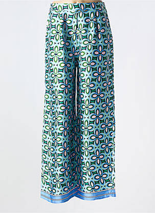 Pantalon larg albastru LA PETITE ETOILE femeie