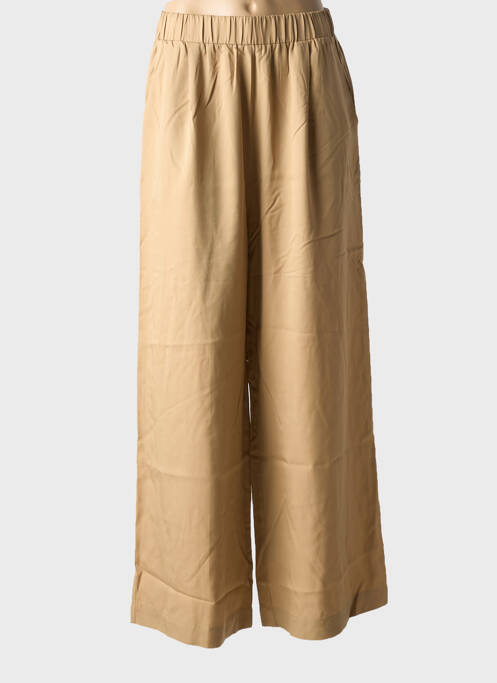 Pantalon larg maro GRACE & MILA femeie