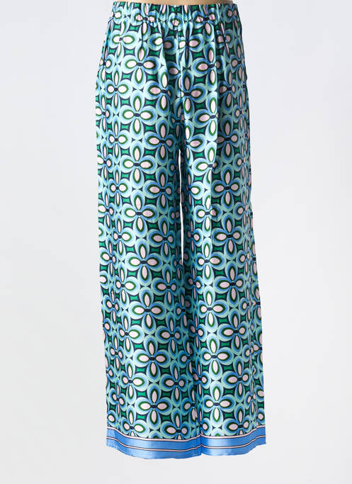 Pantalon larg albastru LA PETITE ETOILE femeie