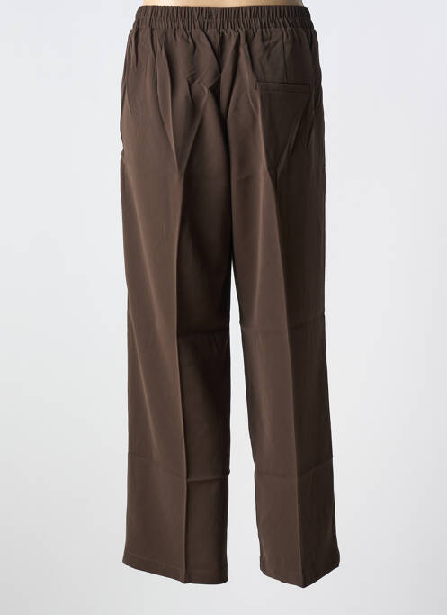 Pantalon larg maro GRACE & MILA femeie