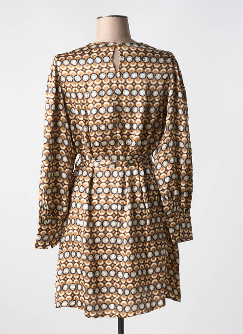 Rochie scurtă maro GRACE & MILA femeie