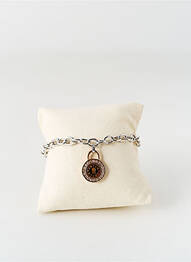 Brățară ornament oxid de zirconiu argintiu LOTUS femme