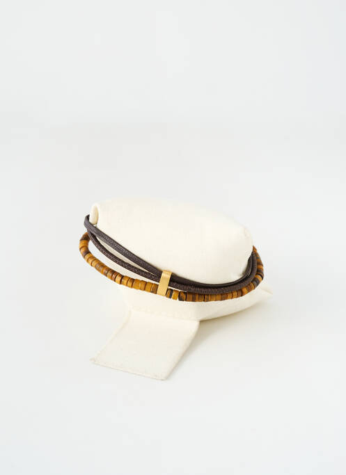 Brățară maro GEMINI bărbat