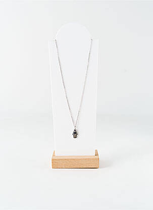 Colier ornament oxid de zirconiu argintiu ROBBEZ MASSON femeie