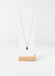 Colier ornament oxid de zirconiu argintiu ROBBEZ MASSON femeie