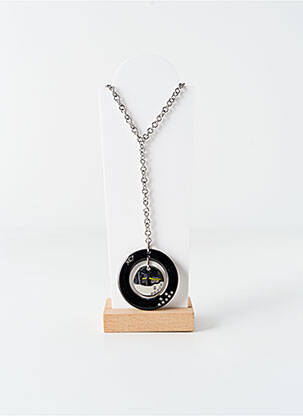 Colier ornament oxid de zirconiu argintiu GL PARIS femeie