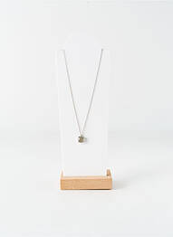 Colier ornament piatră argintiu OPALOOK femme