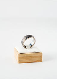 Inel materiale metalice argintiu GEMINI homme