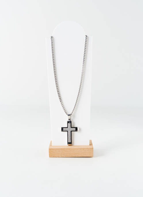 Colier argintiu LOTUS bărbat