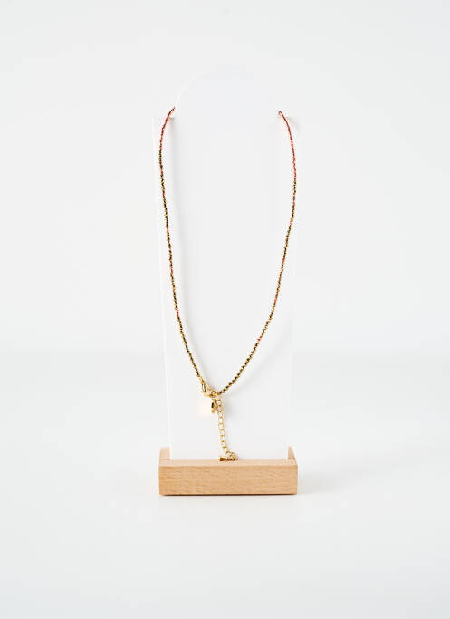 Colier roz BELLE MAIS PAS QUE femeie