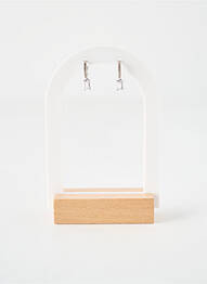 Cercei materiale argintii argintiu LA COQUE DE NACRE femeie
