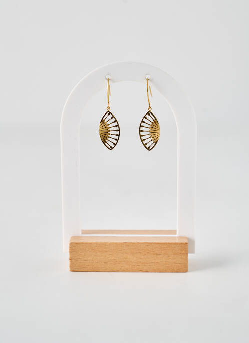 Cercei materiale metalice auriu ROBBEZ MASSON femme