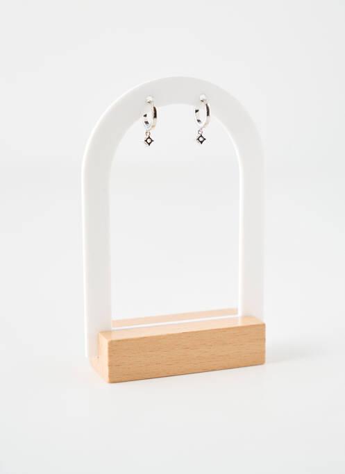 Cercei argintiu COQUE DE NACRE femeie