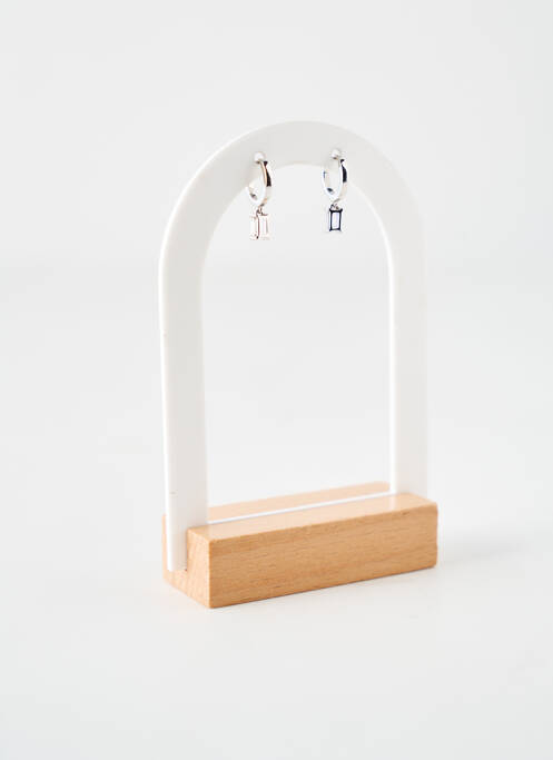 Cercei argintiu COQUE DE NACRE femeie