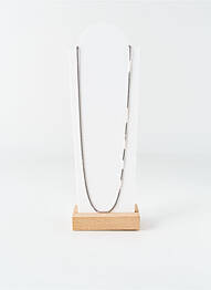 Colier închidere cu închizătoare carabină argintiu ROBBEZ MASSON unisex