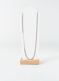 Colier închidere cu închizătoare carabină argintiu ROBBEZ MASSON unisex