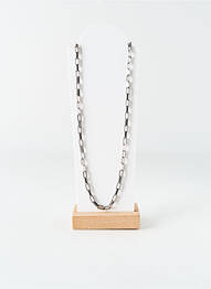 Colier materiale metalice argintiu THABORA homme