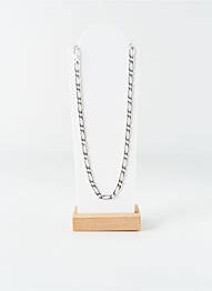 Colier închidere cu închizătoare carabină argintiu LA COQUE DE NACRE unisex