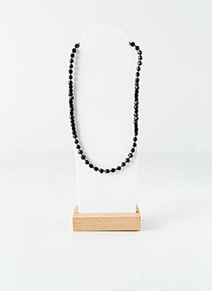 Colier ornament cu mărgele negru BELLE MAIS PAS QUE femeie