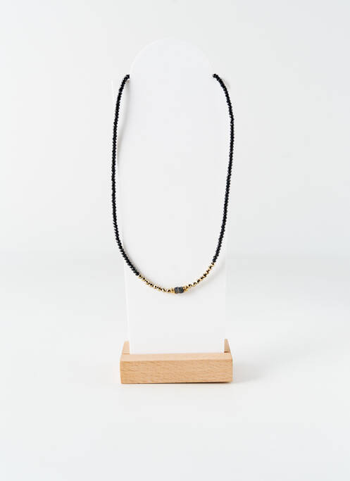 Colier negru BELLE MAIS PAS QUE femeie