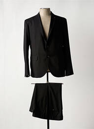Costume de oraș finisaj interior căptușeală satinată negru OXON bărbat