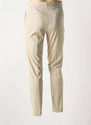 Pantalon slim elasticitate mărime normală bej TRENDY bărbat
