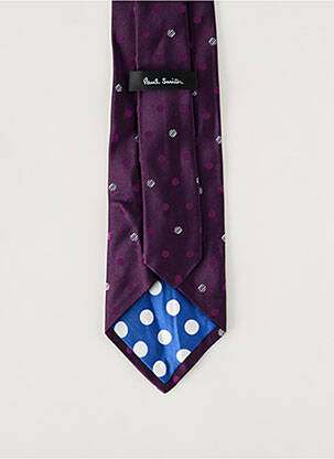 Cravată imprimeu cu buline violet PAUL SMITH bărbat