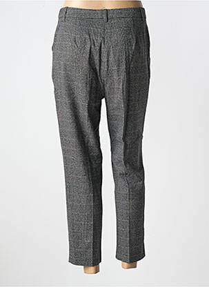 Pantalon chino închidere cu fermoar sub clapetă cu nasturi mărime normală gri VERO MODA femeie