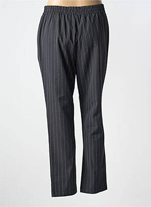 Pantalon drept talie elastică mărime normală negru FRANSA femeie