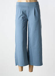 Pantalon 7/8 elasticitate mărime normală albastru ICHI femeie