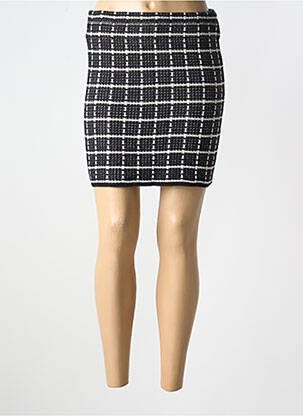 Fustă scurtă talie elastică negru VERO MODA femeie