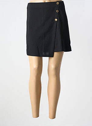 Fustă scurtă talie elastică negru VERO MODA femeie