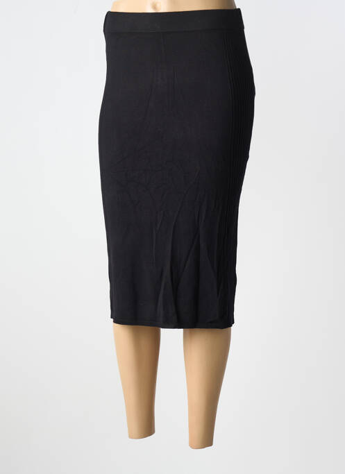 Fustă midi negru FRANSA femeie