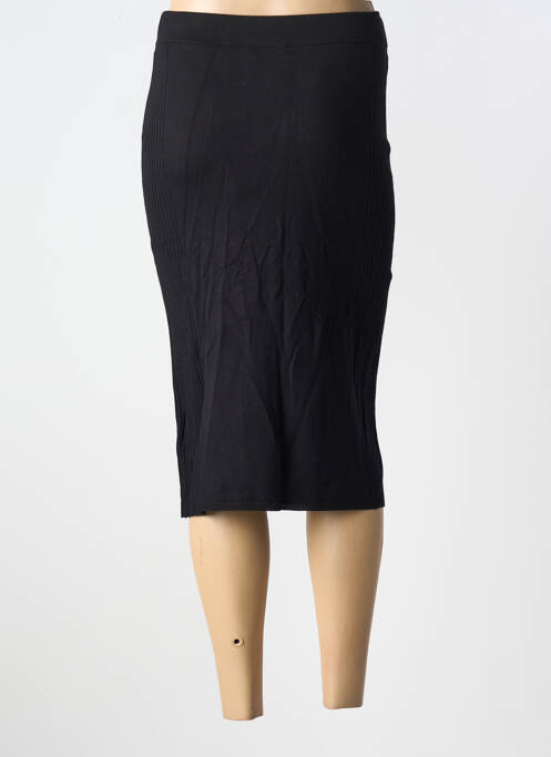 Fustă midi negru FRANSA femeie