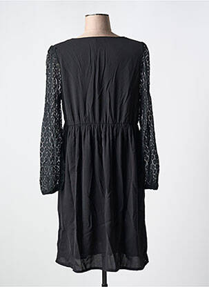 Rochie midi mâneci lungi mâneci lungi negru LILIE ROSE femeie