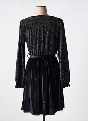 Rochie scurtă mâneci lungi mâneci lungi negru LILIE ROSE femeie