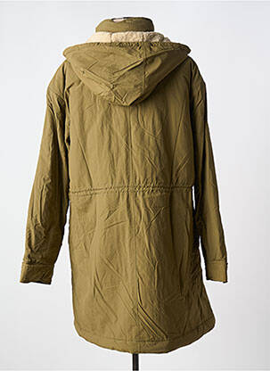 Parka mâneci lungi cu glugă verde B.YOUNG femeie