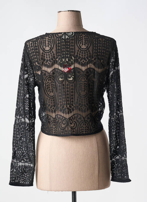 Vestă cu mâneci lungi negru FRANSA femeie