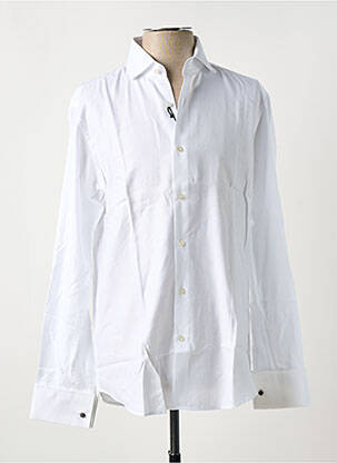 Cămașă cu mâneci lungi alb HUGO BOSS bărbat