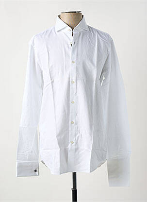 Cămașă cu mâneci lungi alb HUGO BOSS bărbat