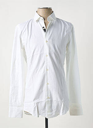 Cămașă cu mâneci lungi alb HUGO BOSS bărbat