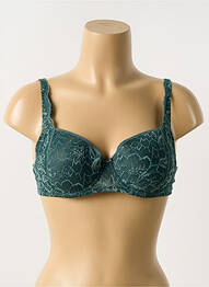Sutien efect material satinat top sutien modelat verde TRIUMPH femme