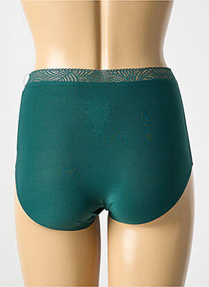 Chilot cu talie înaltă microfibre verde CHANTELLE femeie