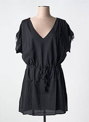 Rochie de plajă croială cambrată negru SIMONE PERELE femeie