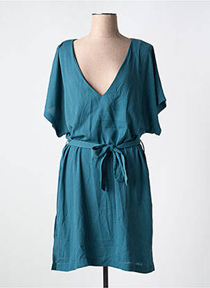 Rochie de plajă croială cambrată verde SIMONE PERELE femeie