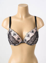 Sutien țesătură dantelă top sutien modelat negru PASSIONATA femme