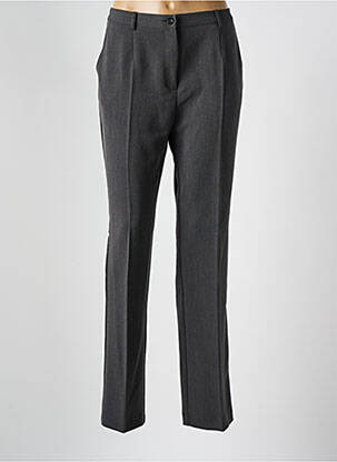 Pantalon slim talie elastică mărime normală gri TELMAIL femeie